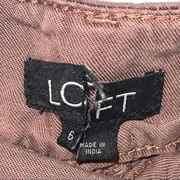 LOFT || Brown Pants || 6 - Picture 4 of 5